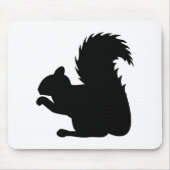 Eichhörnchen-Silhouette Mousepad (Vorne)