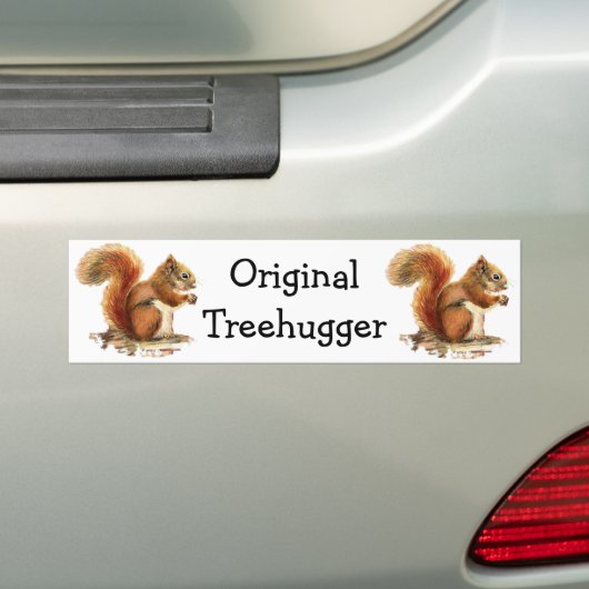 Eichhörnchen sind der Original Treehuggers Spaß Autoaufkleber (Auf Auto)