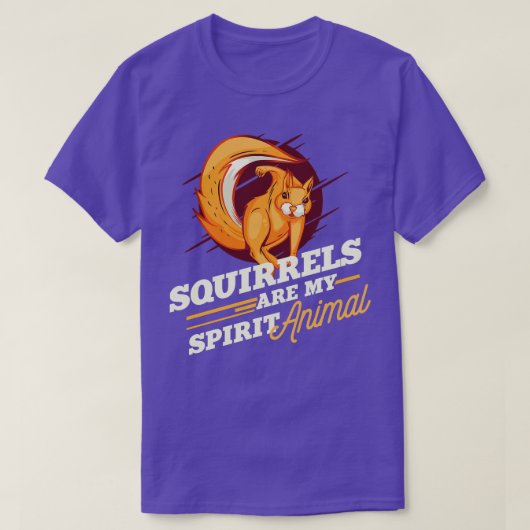 Eichhörnchen sind mein Geisttier 2 T-Shirt (Design vorne)