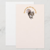 Eichhörnchen sind meine Welt Briefpapier (Vorne/Hinten)