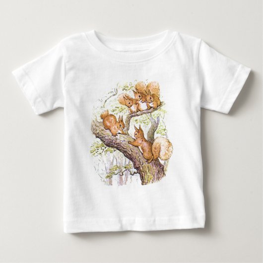 Eichhörnchen-Sitzung Baby T-shirt (Vorderseite)