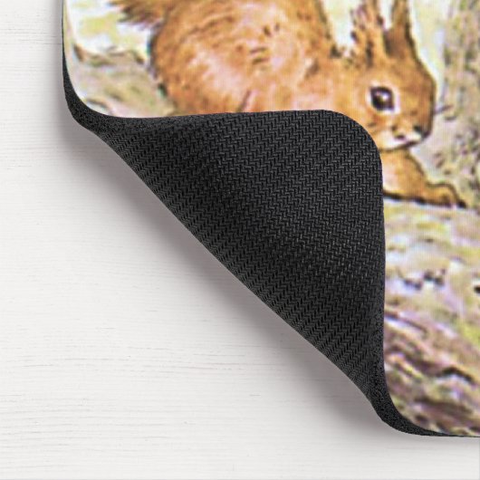 Eichhörnchen-Sitzung Mousepad (Ecke)
