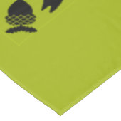 Eichhörnchen Skandinavische Folklorekunsttablette Tischdecke (Schrägansicht)