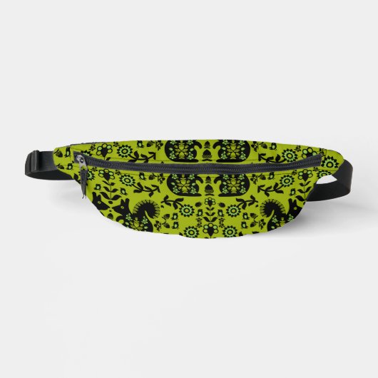 Eichhörnchen Skandinavische Volkskunst Bauchtasche (Vorderseite)