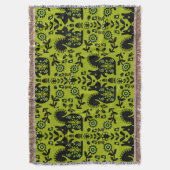 Eichhörnchen Skandinavische Volkskunst Decke (Vorderseite Vertikal)