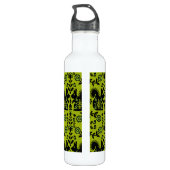 Eichhörnchen Skandinavische Volkskunst Edelstahlflasche (Rückseite)