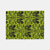 Eichhörnchen Skandinavische Volkskunst Fleecedecke (Vorderseite (Horizontal))