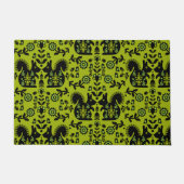 Eichhörnchen Skandinavische Volkskunst Fußmatte (Vorderseite)