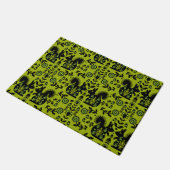 Eichhörnchen Skandinavische Volkskunst Fußmatte (Schrägansicht)