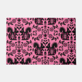 Eichhörnchen Skandinavische Volkskunst Fußmatte (Vorderseite)