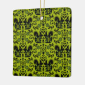 Eichhörnchen Skandinavische Volkskunst Keramikornament (Links)