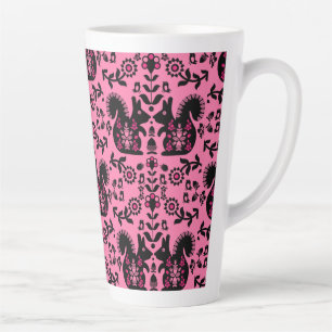 Eichhörnchen Skandinavische Volkskunst Milchtasse