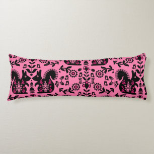 Eichhörnchen Skandinavische Volkskunst Seitenschläferkissen