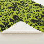 Eichhörnchen Skandinavische Volkskunst Sherpadecke (3/4)