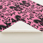 Eichhörnchen Skandinavische Volkskunst Sherpadecke (3/4)