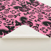 Eichhörnchen Skandinavische Volkskunst Sherpadecke (3/4)