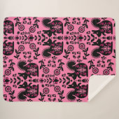 Eichhörnchen Skandinavische Volkskunst Sherpadecke (Vorderseite (Horizontal))