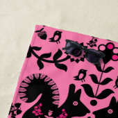 Eichhörnchen Skandinavische Volkskunst Strandtuch (Beispiel)