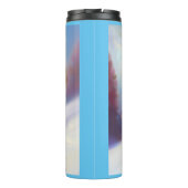 Eichhörnchen Skiing Thermosbecher (Rückseite)