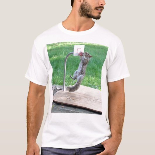 Eichhörnchen-Slam Dunk T-Shirt (Vorderseite)