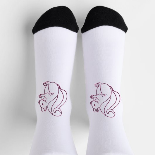 Eichhörnchen Socken (Oben)