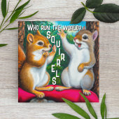Eichhörnchen-Spaß | Funny Squirrelly Art Niedliche Magnet