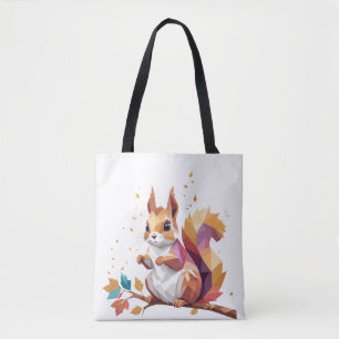 Eichhörnchen spielerisch Adorable Fun Animal Color Tasche