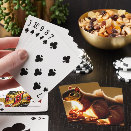 Eichhörnchen Spielkarten (In Situ)