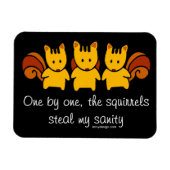 Eichhörnchen stehlen meinen Verstand Magnet (Horizontal)