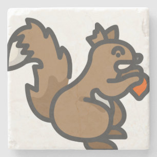 Eichhörnchen Steinuntersetzer