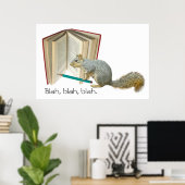 Eichhörnchen-Stift-Poster Poster (Heimbüro)