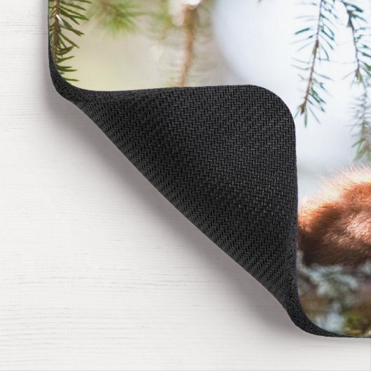 Eichhörnchen-Stillen Mousepad (Ecke)