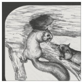 Eichhörnchen Stoff (Nahaufnahme)