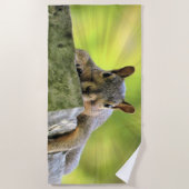 Eichhörnchen Strandtuch (Vorderseite)
