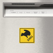 Eichhörnchen - Straßenschild Magnet (In Situ (Geschirrspüler))