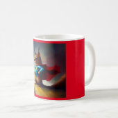 Eichhörnchen Superhero Kaffeetasse (VorderseiteRechts)
