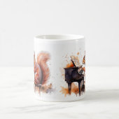 Eichhörnchen Süße Tier und Personalisierter Name d Kaffeetasse (Mittel)