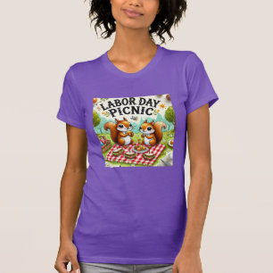Eichhörnchen-T - Shirt des niedlichen Arbeitstages
