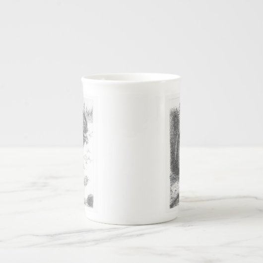 Eichhörnchen-Tasse für Lefty oder Righty Porzellantasse (Vorderseite)