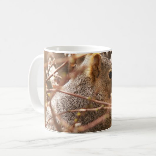 Eichhörnchen-Tasse Kaffeetasse (Vorderseite Links)