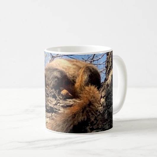 Eichhörnchen-Tasse Kaffeetasse (VorderseiteRechts)