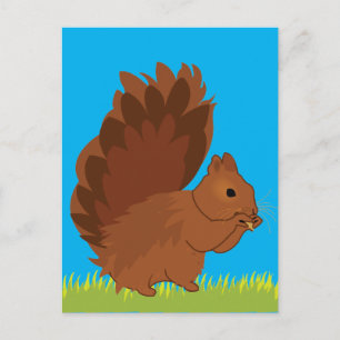 Eichhörnchen Tier Postkarte