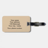 Eichhörnchen Tierfotografie Afrika Safari Tier Gepäckanhänger (Rückseite horizontal)