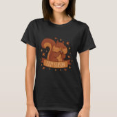 Eichhörnchen Tierherbssaison T-Shirt (Vorderseite)
