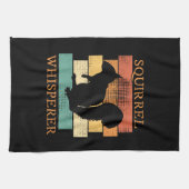 Eichhörnchen Tierwald Retro Geschirrtuch (Horizontal)