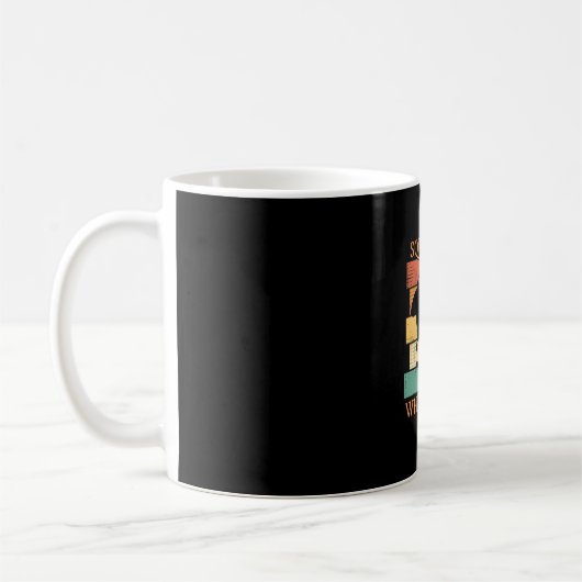 Eichhörnchen Tierwald Retro Kaffeetasse (Links)
