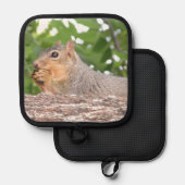 Eichhörnchen Topflappen (Vorderseite/Rückseite)