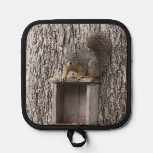 Eichhörnchen Topflappen (Vorderseite)