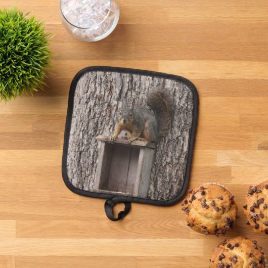 Eichhörnchen Topflappen (Oben Unten)