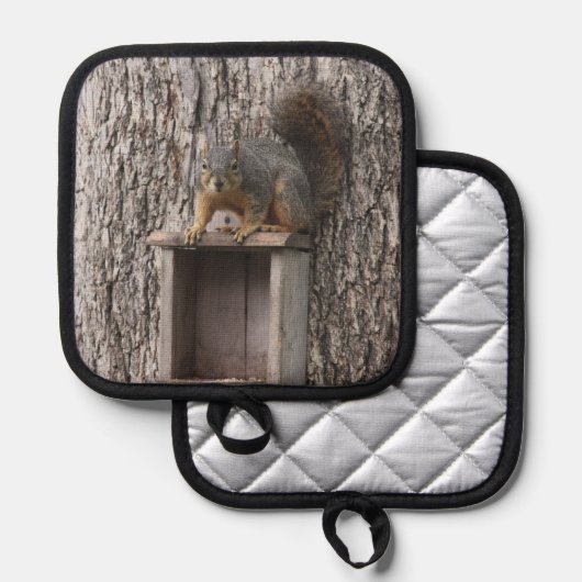 Eichhörnchen Topflappen (Vorderseite/Rückseite)